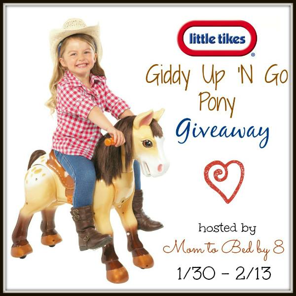 little tikes giddy up and go pony