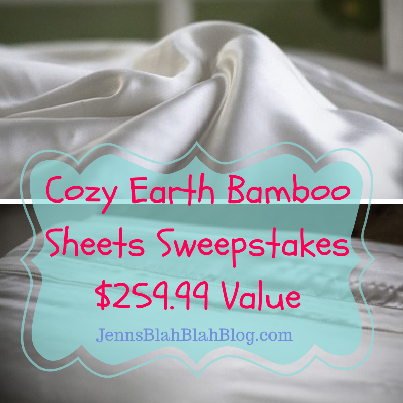 Cozy Earth Bamboo Sheets Sweepstakes